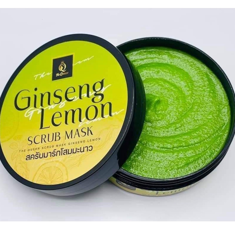สครับมาร์กโสมมะนาว Ginseng lemon scrub mark🍋