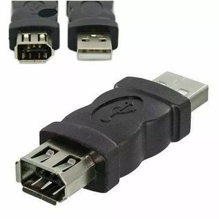 ใหม่ Firewire IEEE 1394 6ขาหญิง F USB M ชายอะแดปเตอร์ Converter