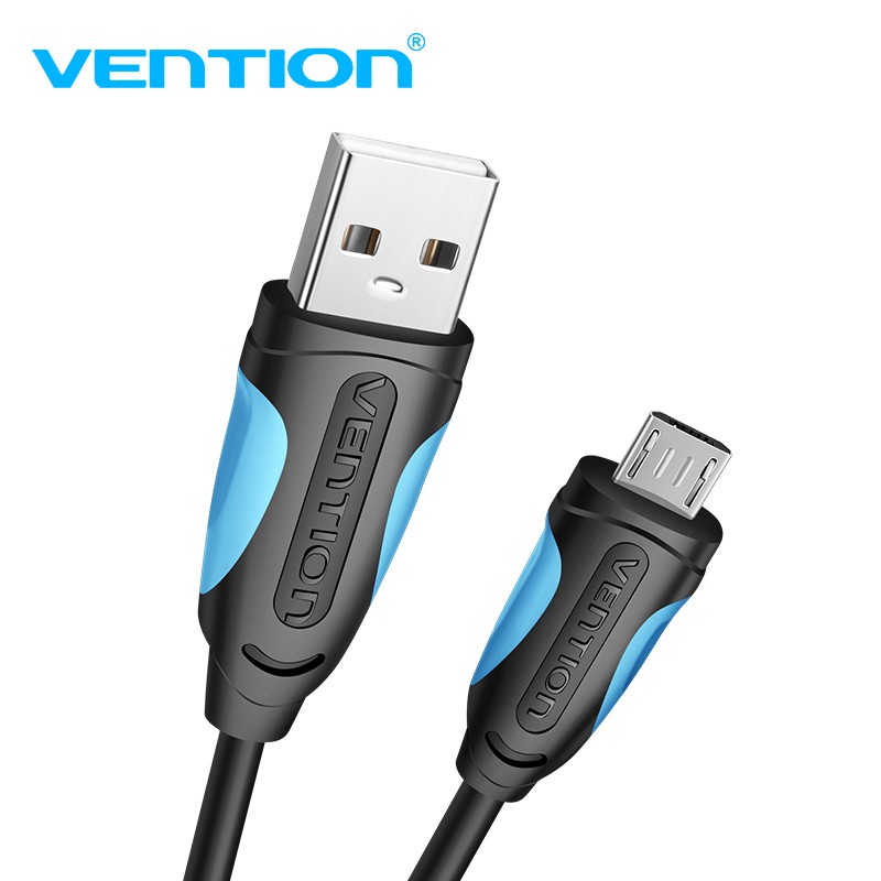 Vention สาย Micro USB ชาร์จเร็วสายเคเบิลข้อมูล USB สําหรับแท็บเล็ต Samsung Xiaomi โทรศัพท์มือถือ Android สายชาร์จ USB