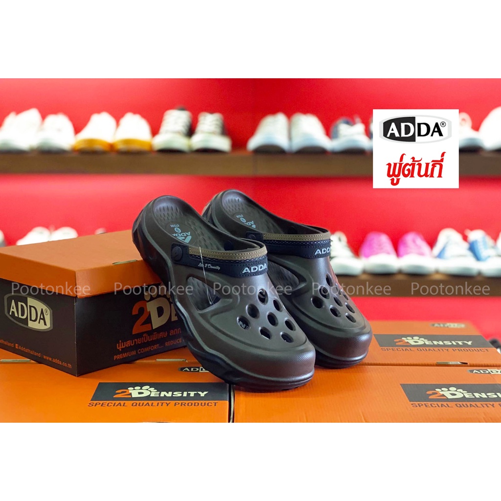 ADDA รองเท้าแตะ แอ๊ดด้า รองเท้าลำลอง แบบสวมหัวโต รุ่น 5TD36-M1 ของเเท้ พร้อมส่ง