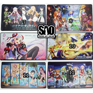 Playmat Sword art online X ROV แผ่นรองคีย์บอร์ด ขนาดใหญ่พร้อมส่ง กว่า 30 ลาย anime sao อนิเมะ คิริโตะ kirito asuna sinon