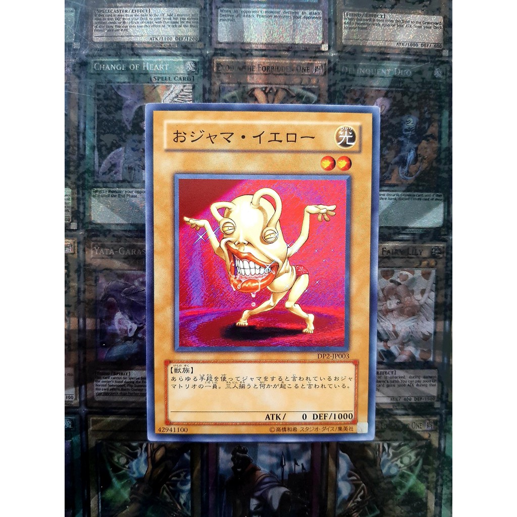 [ Peanut ] Mint90 Yugioh OCG Ojama การ์ดสีเหลือง - ทั่วไป