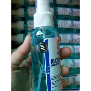 แอลกอฮอล์ สเปรย์ ขนาด 100 ml. ยีห้อ NLG Alcohol Sanitising Spray 70%