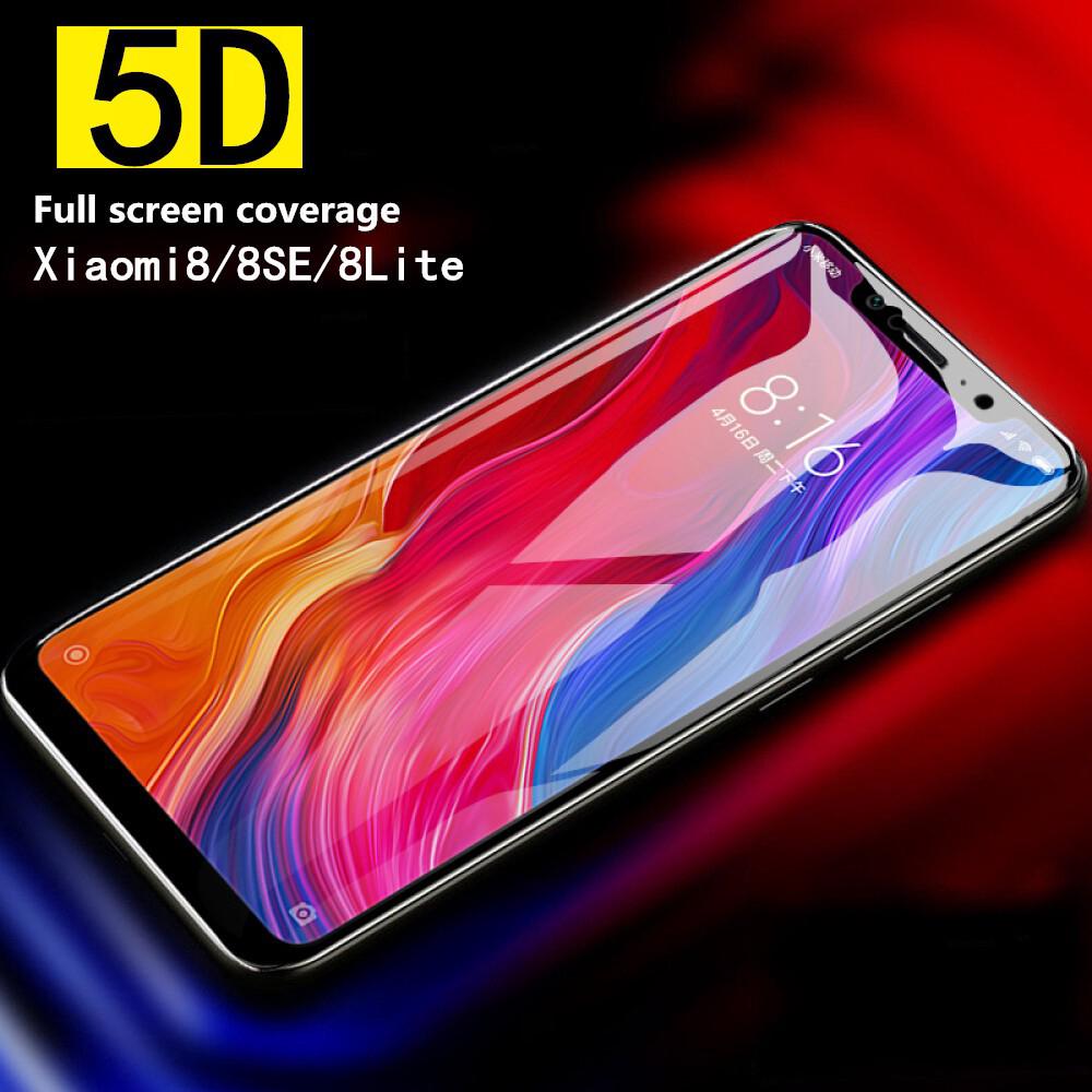 ฟิล์มกระจกนิรภัยสำหรับ Xiaomi Mi 8 / 8 SE / 8 Lite 5D Screen