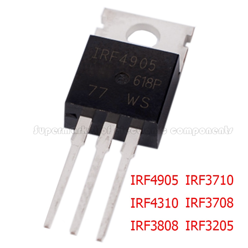10 ชิ้น Irf4905Pbf Irf4905 Irf4310 Irf3808 Irf3710 Irf3708 Irf3205 Power Mosfet