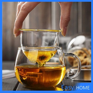 แก้วชงชา สวยหรูดูแพง พร้อมถ้วยกรองกากชาและฝากปิดในตัว Glass …