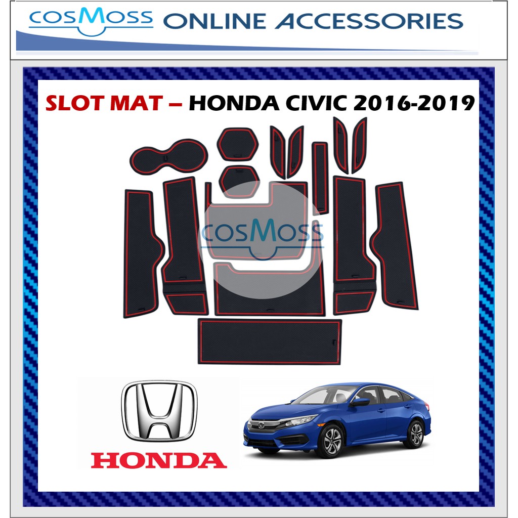 แผ่นรองพื้นด้านในรถยนต์ สําหรับ Honda BRV 2015-2017 HR-V HRV 2016-2019 CITY 2014-2018 CIVIC 2016-2019 JAZZ 2014-2018 CRV 2016-2019