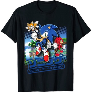 เสื้อยืด พิมพ์ลายสไปเดอร์แมน Sonic &amp; Friends นําเข้า สําหรับผู้ใหญ่ ผู้ชาย