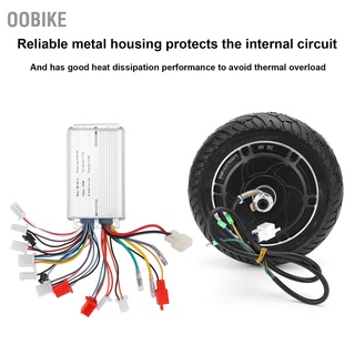 Oobike ชุดฮับมอเตอร์ล้อ ไร้แปรงถ่าน 48V 350W อุปกรณ์เสริม สําหรับสกูตเตอร์ไฟฟ้า 8 นิ้ว