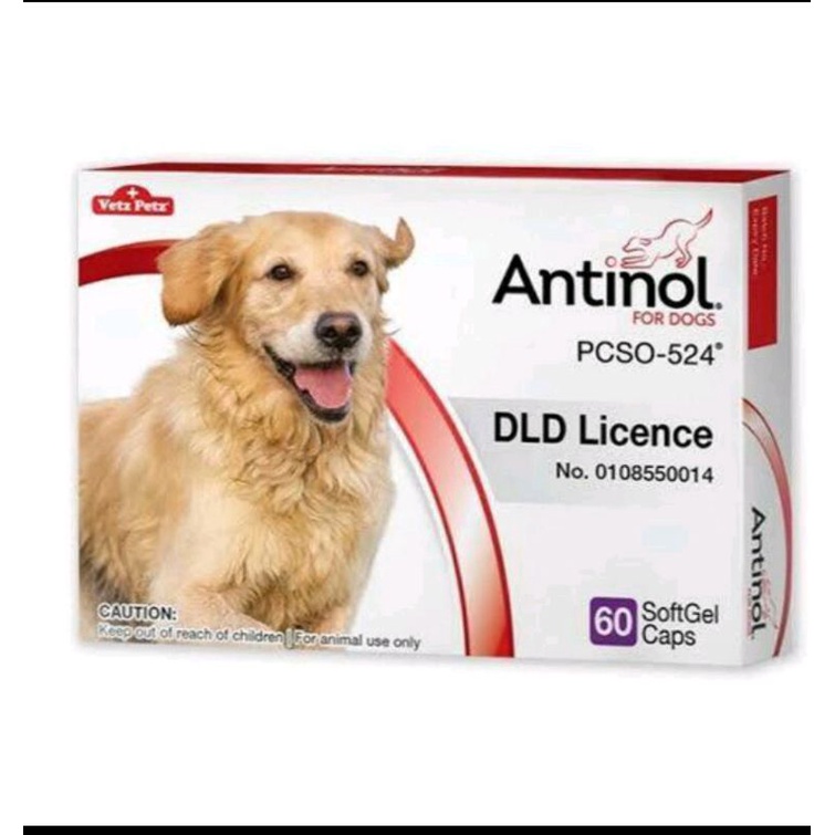Antinol Dog อาหารเสริมบำรุงข้อสุนัข 30เม็ด และ 60เม็ด