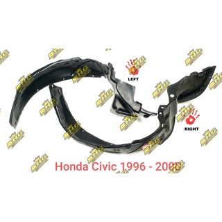 พลาสติกซุ้มล้อหน้า CIVIC 1996-2000 Honda ตาโต (3Doors/4Doors) เทียบแท้