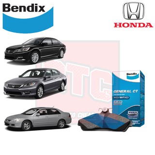 Bendix ผ้าเบรค honda accord ทุกรุ่น ฮอนด้า แอคคอร์ด General CT