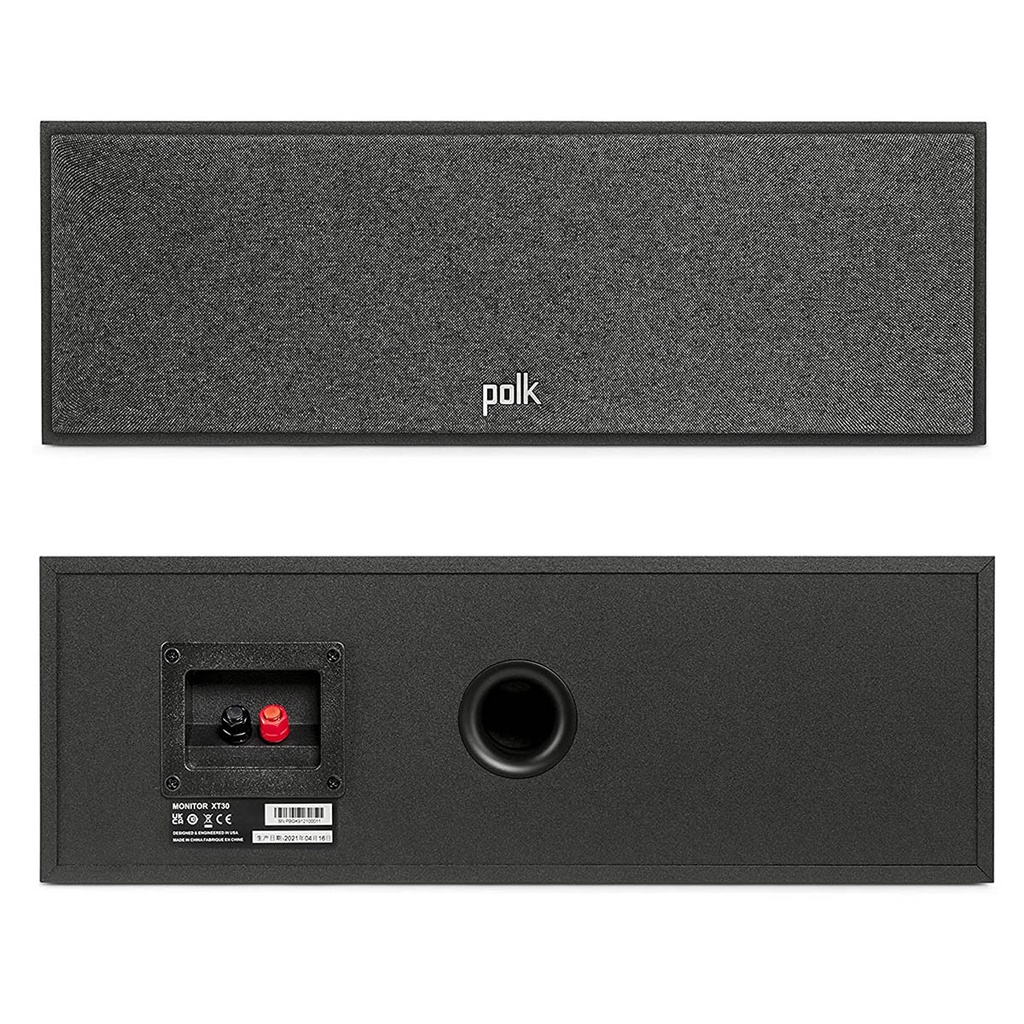 POLK MONITOR XT30 HIGH-RESOLUTION CENTER CHANNEL SPEAKER