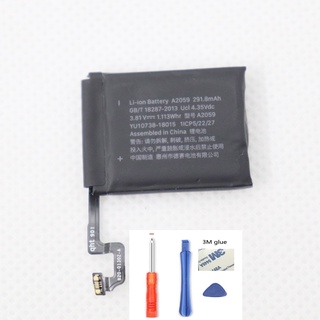 ❤ISUNOO A2059 Battery For aple watch Series 4 291.8mAh 44mm A2059 Battery With Free Tools