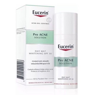 Eucerin pro acne day mat whitening SPF 30 ขนาด 50 ml. EXP : 2024