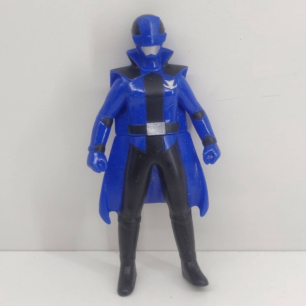 โมเดลขบวนการห้าสี  Model Figure Sentai   มาใหม่ ซอฟขบวนการห้าสี  สีฟ้า ขนาด 4.5 นิ้ว-