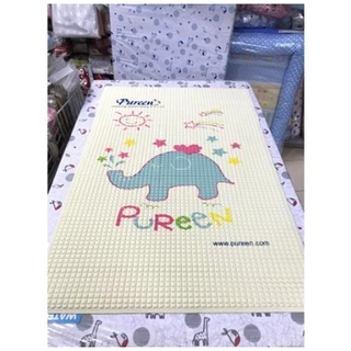 Pureen เพียวรีนผ้ายางธรรมชาติ 100% แบบปุ่มลมปูรองนอน ผืนใหญ่ (กว้าง x ยาว) 60 x 90 เซนติเมตร