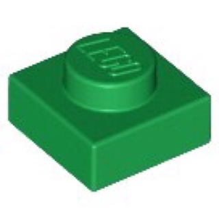 Lego plate part (ชิ้นส่วนเลโก้) No.3024 / 30008 / 28554 Plate 1 x 1 *** Normal Color ***