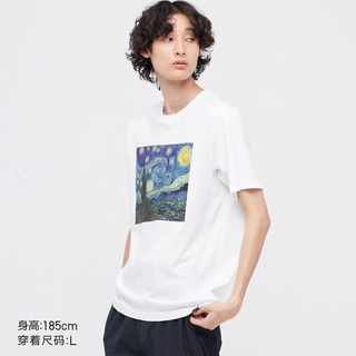 เสื้อยืดที่คุณต้องการพร้อมส่ง Uniqlo เสื้อยืดแขนสั้น พิมพ์ลายศิลปะ MoMA Museum of Modern สําหรับผู้ชาย และผู้หญิง 446637