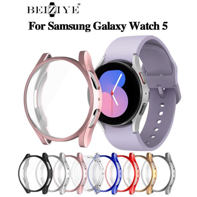 beiziye เคส Samsung Galaxy Watch 5 Case เคสกันกระแทก สำหรับ samsung galaxy watch 5 40mm 44mm smart watch