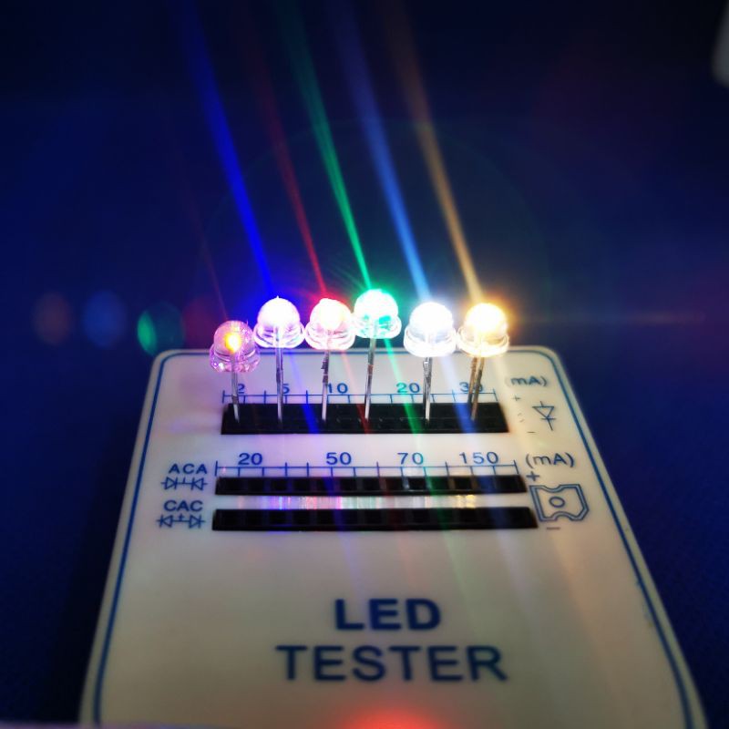 LED Lamps แพคละ10ดวง ชนิดหลอดใส มี6แสงให้เลือก ราคา ถูกที่สุด ดีลบีเคเค แกลเลอรีภาพที่ 2
