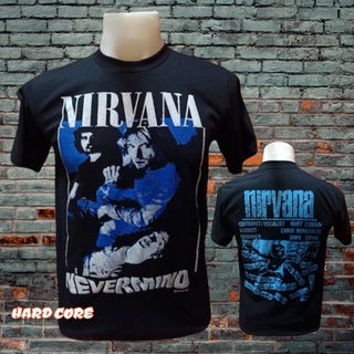 เสื้อวง Nirvana วงร็อค ไม่มีตะเข็บข้าง คอฟิต ป้ายUS เสื้อร็อค เสื้อวินเทจ เสื้อทัวร์ วงร็อคต่างประเทศ