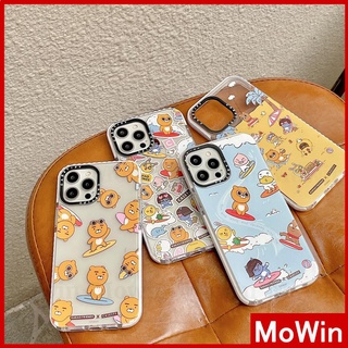 Mowin - เคสไอโฟน iPhone 13 Pro Max เคส iPhone ซิลิโคนนุ่มเคสใสกันกระแทกเคสกันกระแทกกรอบป้องกันกล้องหมีการ์ตูนสไตล์น่ารักสำหรับ iPhone 11 iPhone 12 Pro Max iphone 7 plus iphone xr xs max 12 XS X/XS Max Plus XR 7/8/S 11 Pro pro Plus/8 🥑MW🥝