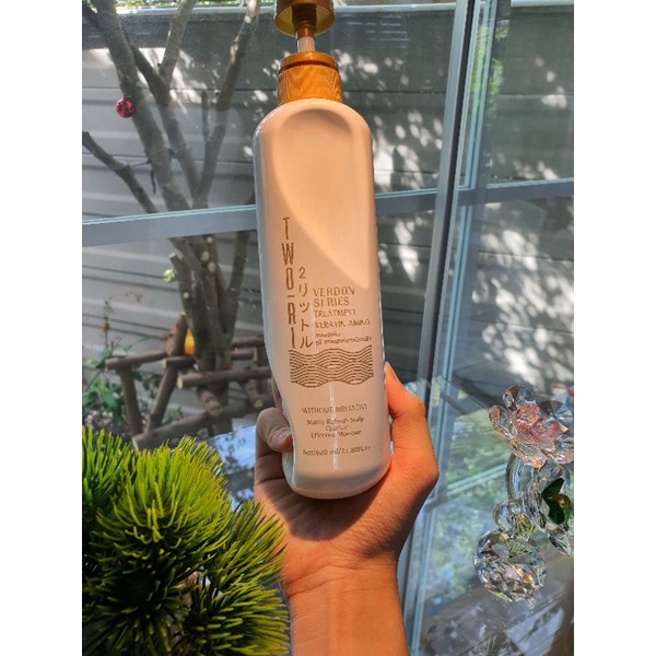 Two Ri ทูริ เคราติน เคลือบแก้ว เนื้อขาวมุก บำรุงผม ครีมนวด ทรีตเม้นท์ keratin treatment แบบขวด