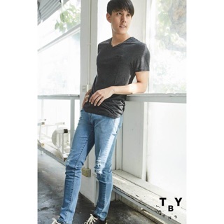 TBY JEANS กางเกงยีนส์ผู้ชาย ขาเดฟ TY1178