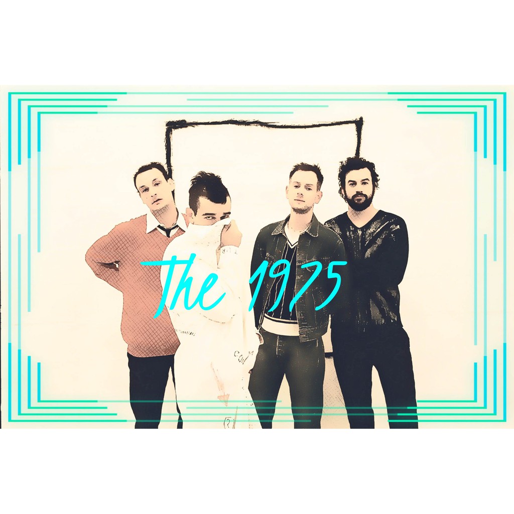 โปสเตอร์ The 1975 Matty Healy แมตทิว ฮิลลี่ โปสเตอร์ ตกแต่งผนัง วงร็อก Music Poster โปสเตอร์วินเทจ โ