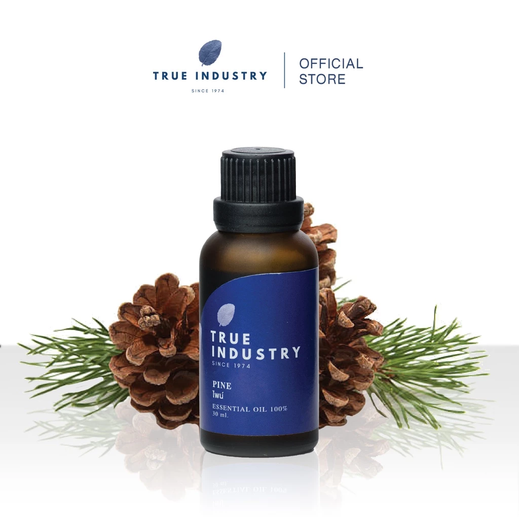True industry น้ำมันหอมระเหย 100 % กลิ่นไพน์ (Pure Pine essential oil)