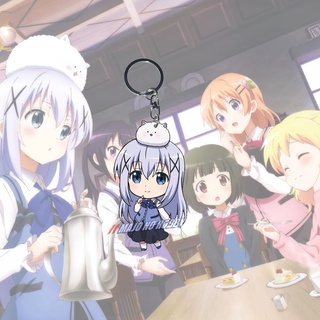 Gochuumon wa พวงกุญแจ Usagi Desu Kafuu Chino 02- พวงกุญแจ - สายคล้องโทรศัพท์มือถือ - สายรัดหยิก - ที่แขวนโทรศัพท์มือถือ - ของที่ระลึก - พวงกุญแจ - พวงกุญแจ - พวงกุญแจ