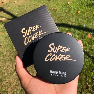 🔥( ถูก/แท้)🔥 Sivanna Colors Super Cover Two Way Cake Powder HF201