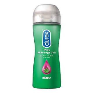 เจลหล่อลื่น Durex Play Massage 2 in 1 สูตรนวดก็ได้ หล่อลื่นก็ดี บรรจุ 1 หลอด (ขนาด 200 ml.)