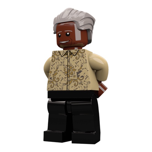 LEGO Minifigure Nelson Mandela แบบกําหนดเอง