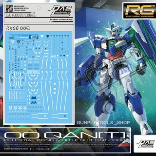 [ D.L Model ] Water decal RG06 ดีคอลน้ำสำหรับ GNT-0000 00 Qan[T] (RG 1/144) OO Qan[T]