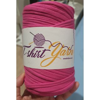 ไหมผ้ายืด สีบานเย็น t-shirt yarn