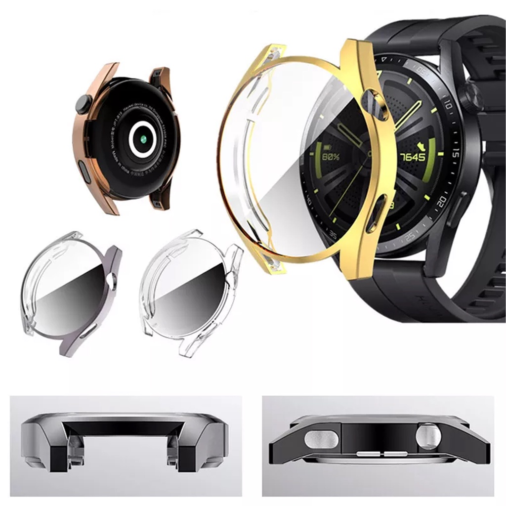 เคสกันกระแทก Huawei Watch GT3 46mm เคสกันรอย เคสสมาร์ทวอทช์ กันกระแทก กันรอย น้ำหนักเบา งอได้ TPU Protector Case - รูปที่ 2