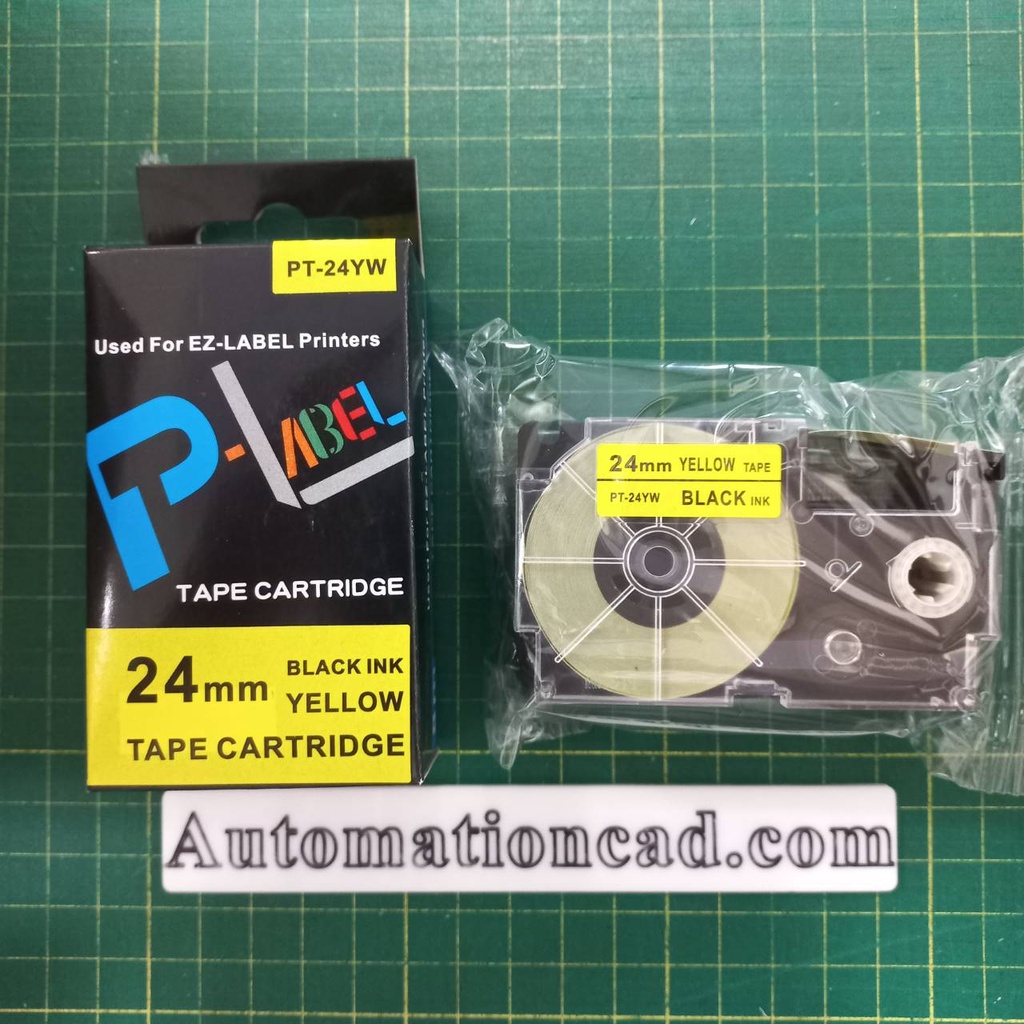 เทป  TAPE เทียบเท่า คาสิโอ CASIO 9 12 18 24mm. XR-9WE XR-12WE XR-9YW XR-12 XR-24 XR-12X XR9WE XR12WE