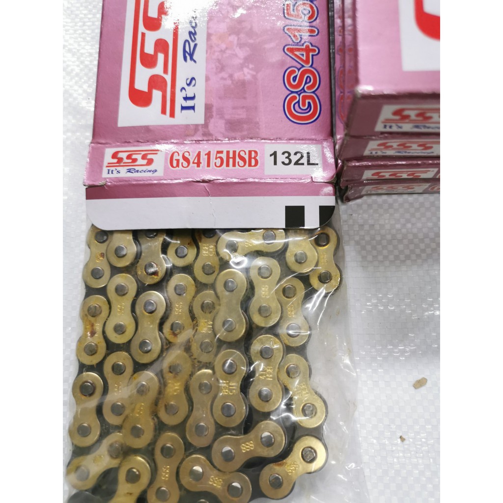 SSS GS415HSB CHAIN GOLD(415) 132L