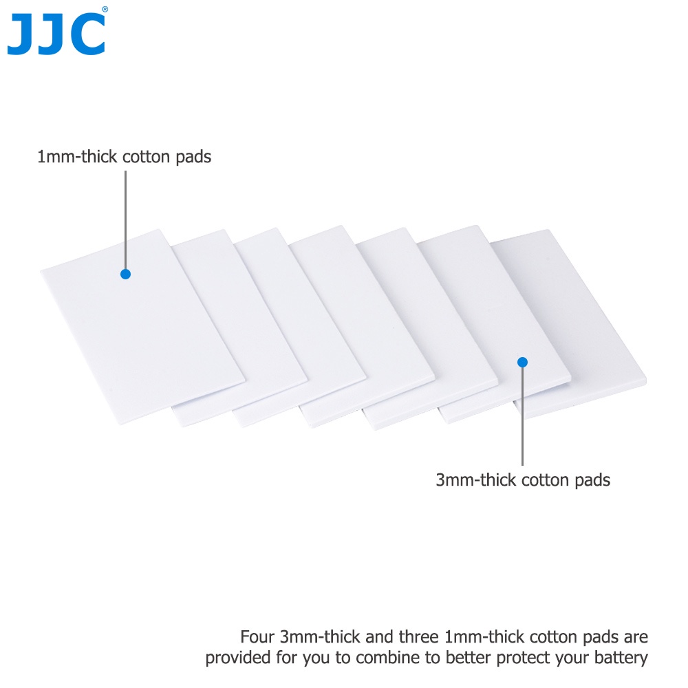 JJC BC-5 เคสแบตเตอรี่ 2-in-1 พร้อมช่องเสียบการ์ดหน่วยความจำเสริมสำหรับการ์ด SD SDHC SDXC 2 MSD Micro SD TF สำหรับ Olympus BLS-5 BLN-1, Fujifilm NP-W126 NP-W126S Sony NP-FW50 แบตเตอรี่