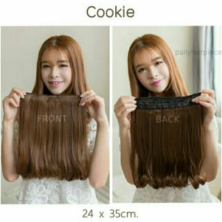 แฮร์พีช hairpiece งุ้มปลายสั้น รุ่น Cookie