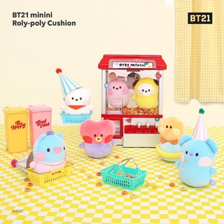 BT21 minini Roly-poly Cushion ✅พร้อมส่ง ของแท้💯