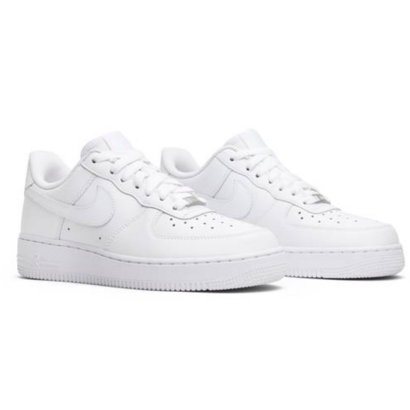 all white nike air force women's