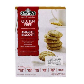 Orgran Amaretti Biscotti 150g  ออร์แกรนอมาเร็ตติบิสคอตติ 150 กรัม