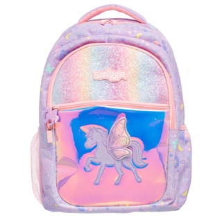 Smiggle Sky Backpack  ชมพูรุ้ง ยูนิคอน ขนาด 16 นิ้ว ของแท้พร้อมส่ง