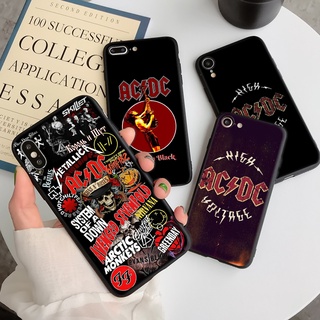 เคสโทรศัพท์มือถือ ซิลิโคนนุ่ม ลาย ACDC สําหรับ iPhone 7 Plus 8Plus 6S Plus 5 5S 6 6S 7 8 SE 2020 XS Max X XR