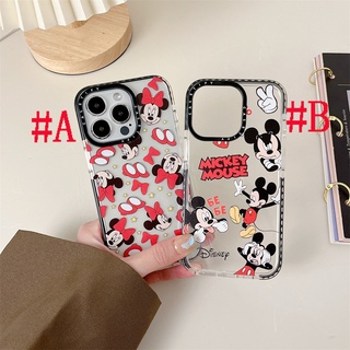 เคสซิลิโคน สำหรับ ไอโฟน Clear Case iPhone 14 Pro Max 14 Plus 13 Pro Max 12 Pro Max 11 Pro Max X XR XS Max Cartoon มิกกี้เมาส์ Mickey Mouse &amp; มินนี่เม้าส์ Minnie Mouse Silicone Case