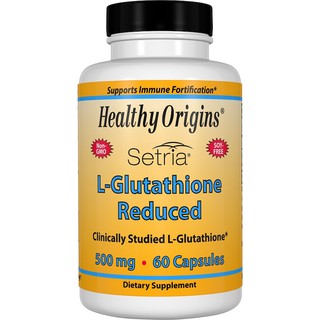 Healthy Origins, Setria, L-Glutathione Reduced, 500 mg, 60 Capsules