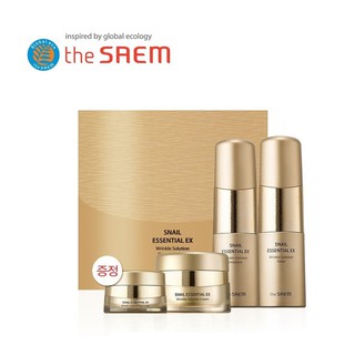 [THE SAEM] Snail Essential EX Wrinkle Solution Skin Care Set  ชุดผลิตภัณฑ์ดูแลผิว หอยทาก สารสกัดจากหอยทาก สินค้าเกาหลีแท้ๆส่งตรงจากเกาหลี